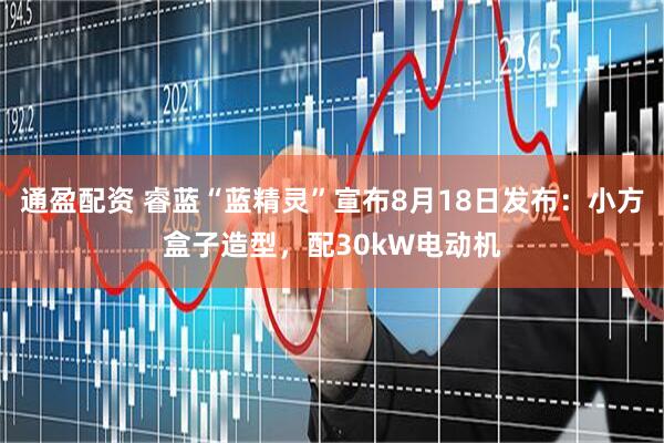 通盈配资 睿蓝“蓝精灵”宣布8月18日发布：小方盒子造型，配30kW电动机